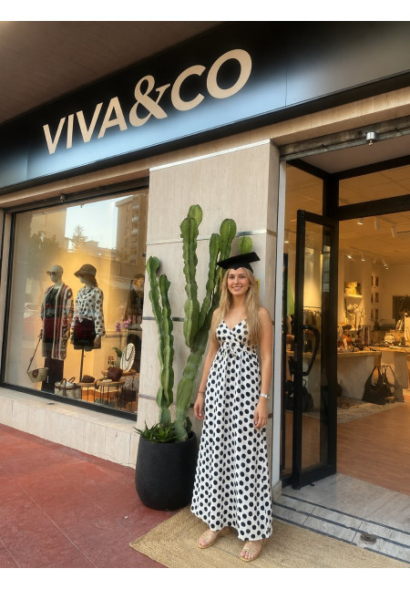 Vestido lunares tirantes