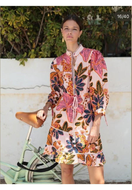 Vestido corto estampado Luna Llena