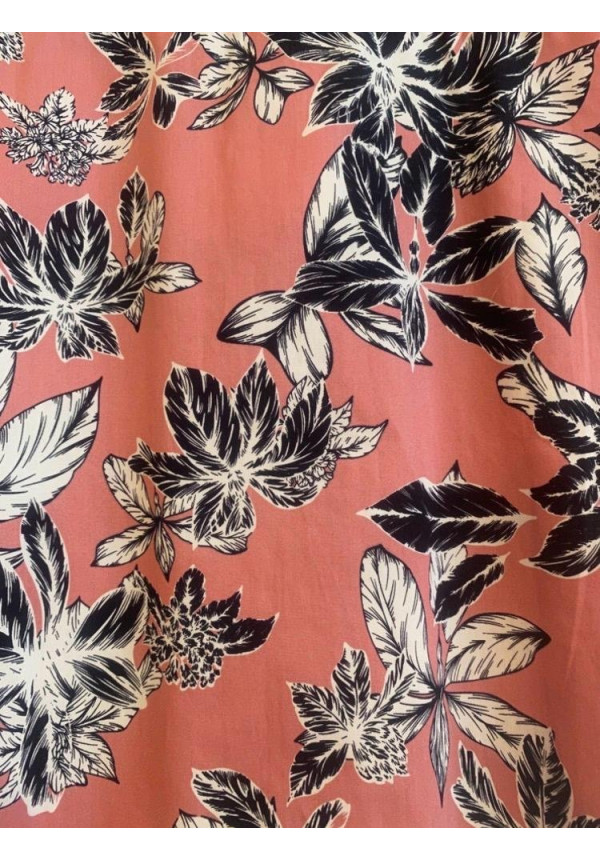 Camisa resort Estampada Salmón