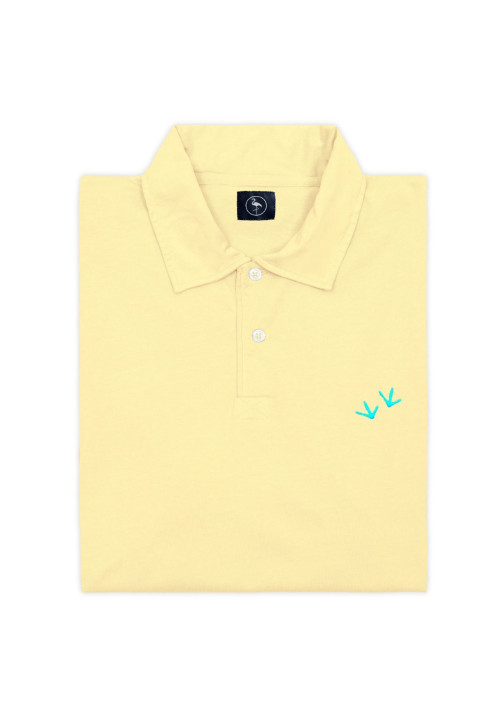 Polo punto amarillo