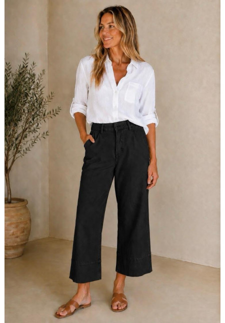 Pantalón sarga negro