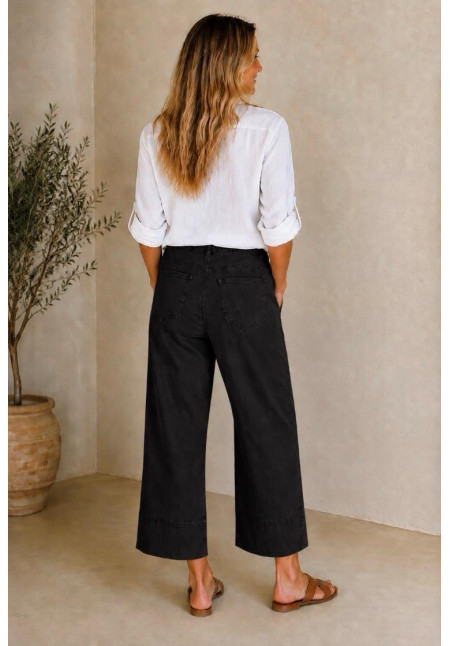 Pantalón sarga negro