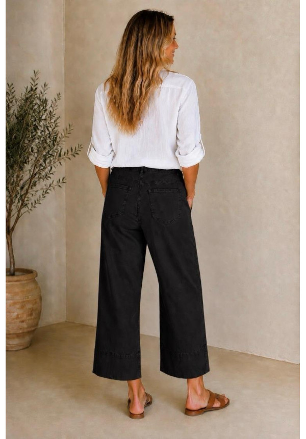 Pantalón sarga negro