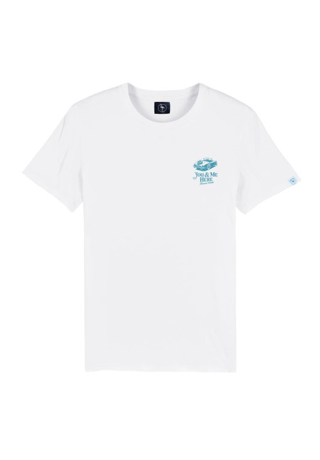 Camiseta descapotable azul