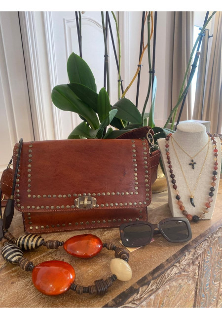 Bolso piel tachas Bolso piel tachas