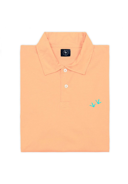 Polo punto naranja