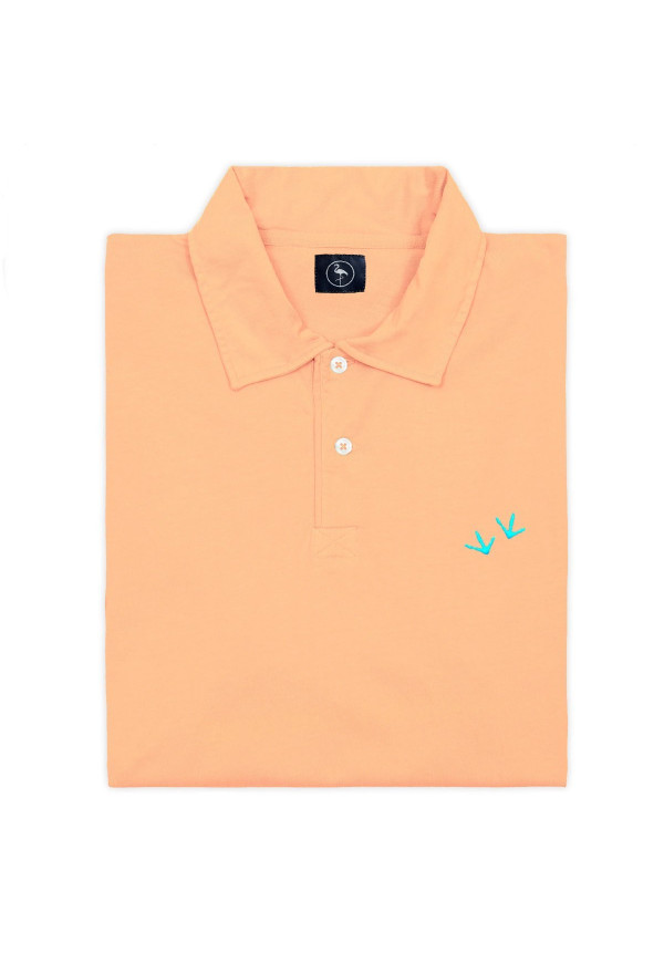 Polo punto naranja