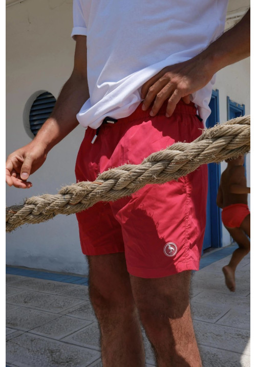 Bañador hombre magenta